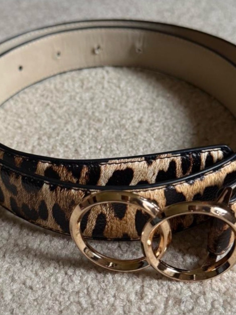 Vince camuto ladies animal print sz med belt wow look goes with all
